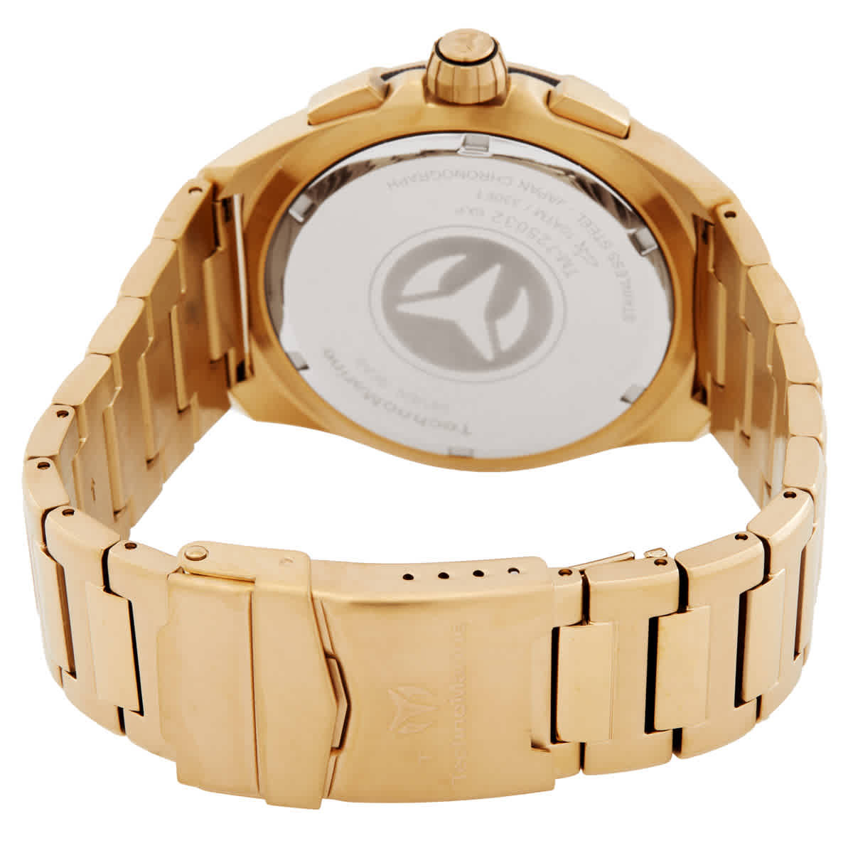TechnoMarine Seven Seas Chronograph GMT Quartz Gold Dial Mens Watch TM-725032
