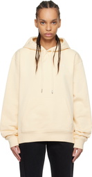 JACQUEMUS Beige 'The embroidered sweatshirt' Hoodie