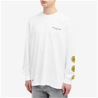 Adidas Men's x MUFC x The Stone Roses Long Sleeve T-Shirt in White