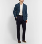 Brioni - Herringbone Cotton Blazer - Blue