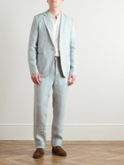 Oliver Spencer - Fairway Linen Suit Jacket - Blue