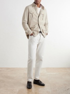 Ralph Lauren Purple label - Suede Overshirt - Neutrals