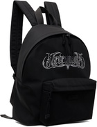 VETEMENTS Black Metal Logo Backpack