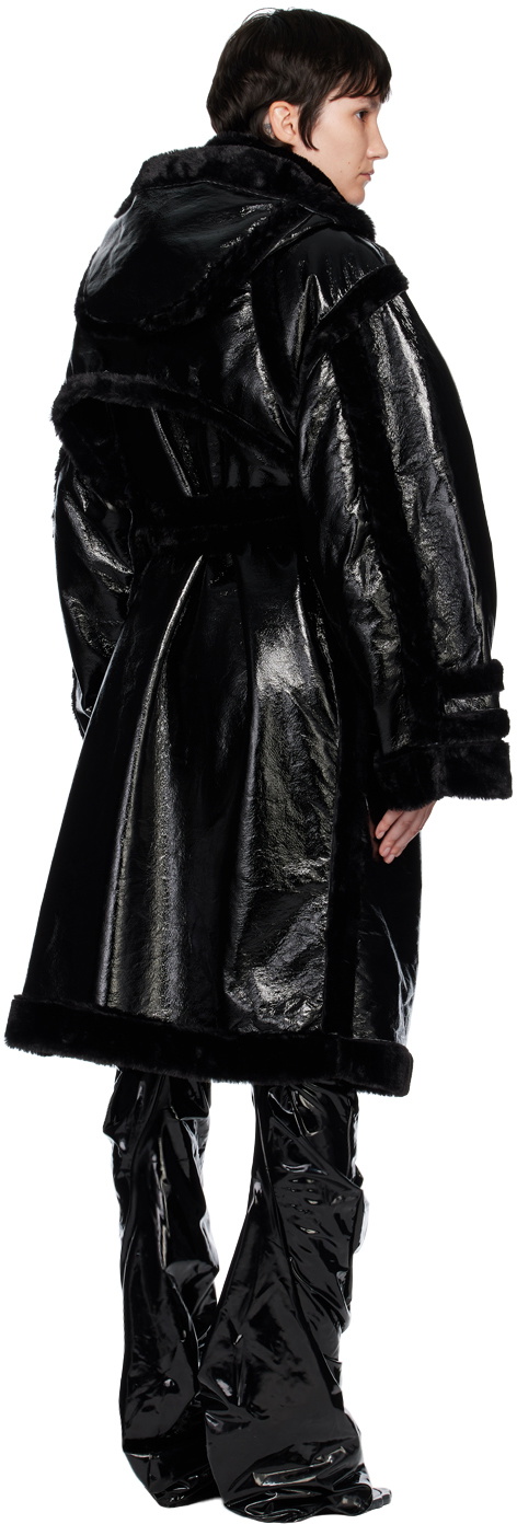 Soft Faux Suede & Shearling Duffle Coat In Two Lengths main image 0