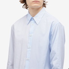 Soulland Men's Perry Shirt in Blue Stripes