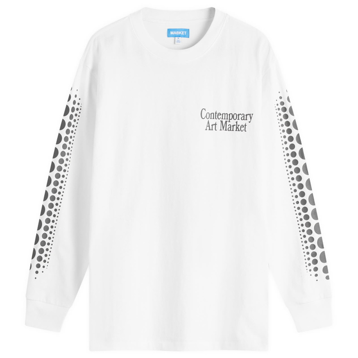 Photo: MARKET Men's Infinity Gourd Ls T-Shirt in White