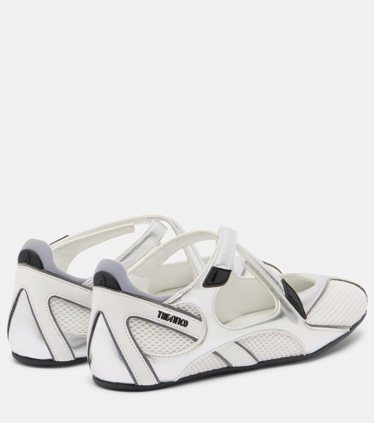 The Attico Floor 01 metallic ballet flats The Attico