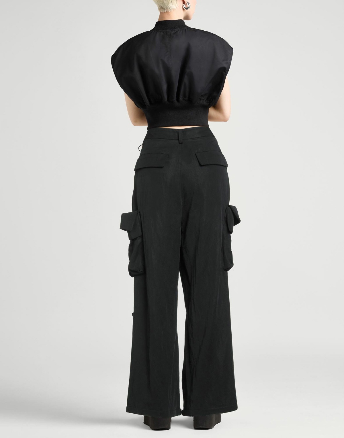 Y-3 Womens Pants in Black