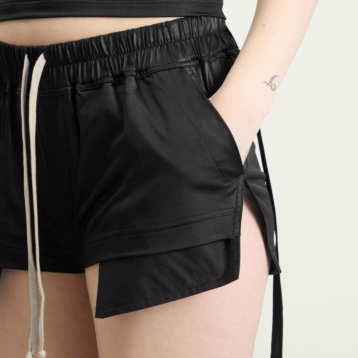 Rick Owens DRKSHDW Women's Fog Boxers in Black