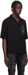 AMIRI Black 'Amiri' Pool Cue Bowling Shirt