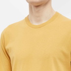 Folk Men's Contrast Sleeve T-Shirt in Yellow