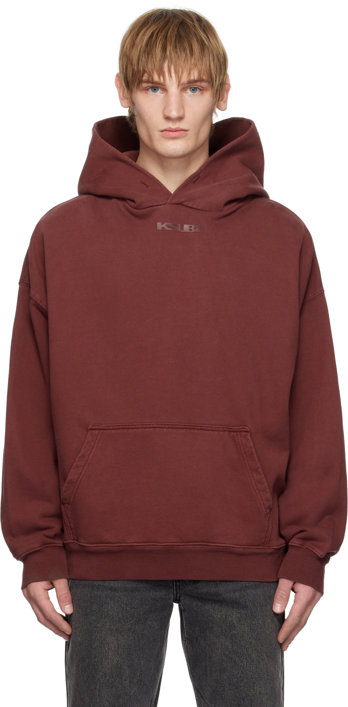 KSUBI◆sott ekcess オーバーサイズ フリース フーディ パーカー Sott Ekcess Ox Oversized Hoodie | Ksubi ++