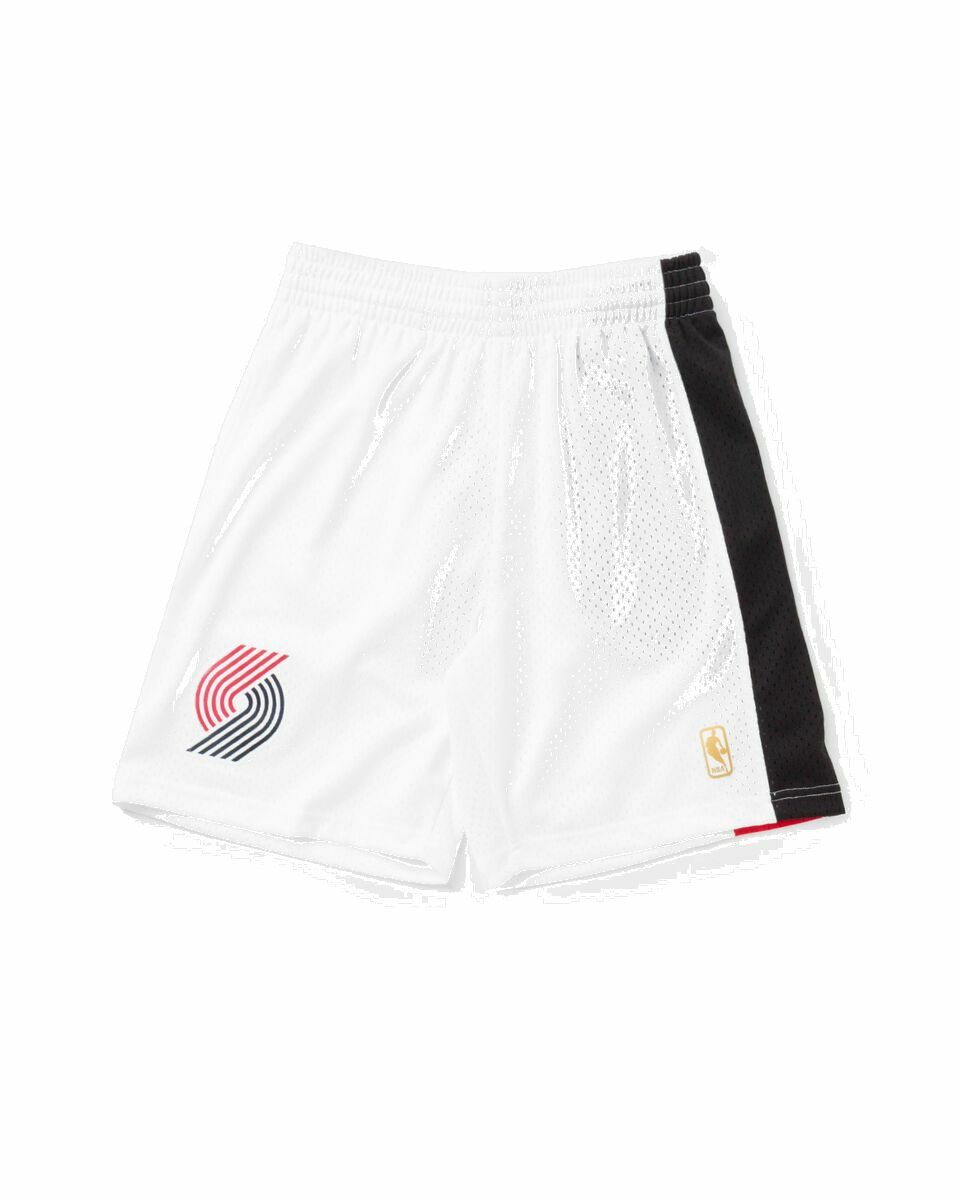 Photo: Mitchell & Ness Nba Swingman Shorts Portland Trail Blazers 1996 97 White - Mens - Sport & Team Shorts