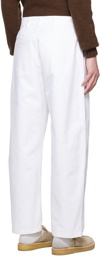 De Bonne Facture Off-White Balloon Trousers