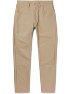 OSTRYA - Hardy Logo-Print Straight-Leg Cotton Cargo Trousers - Neutrals