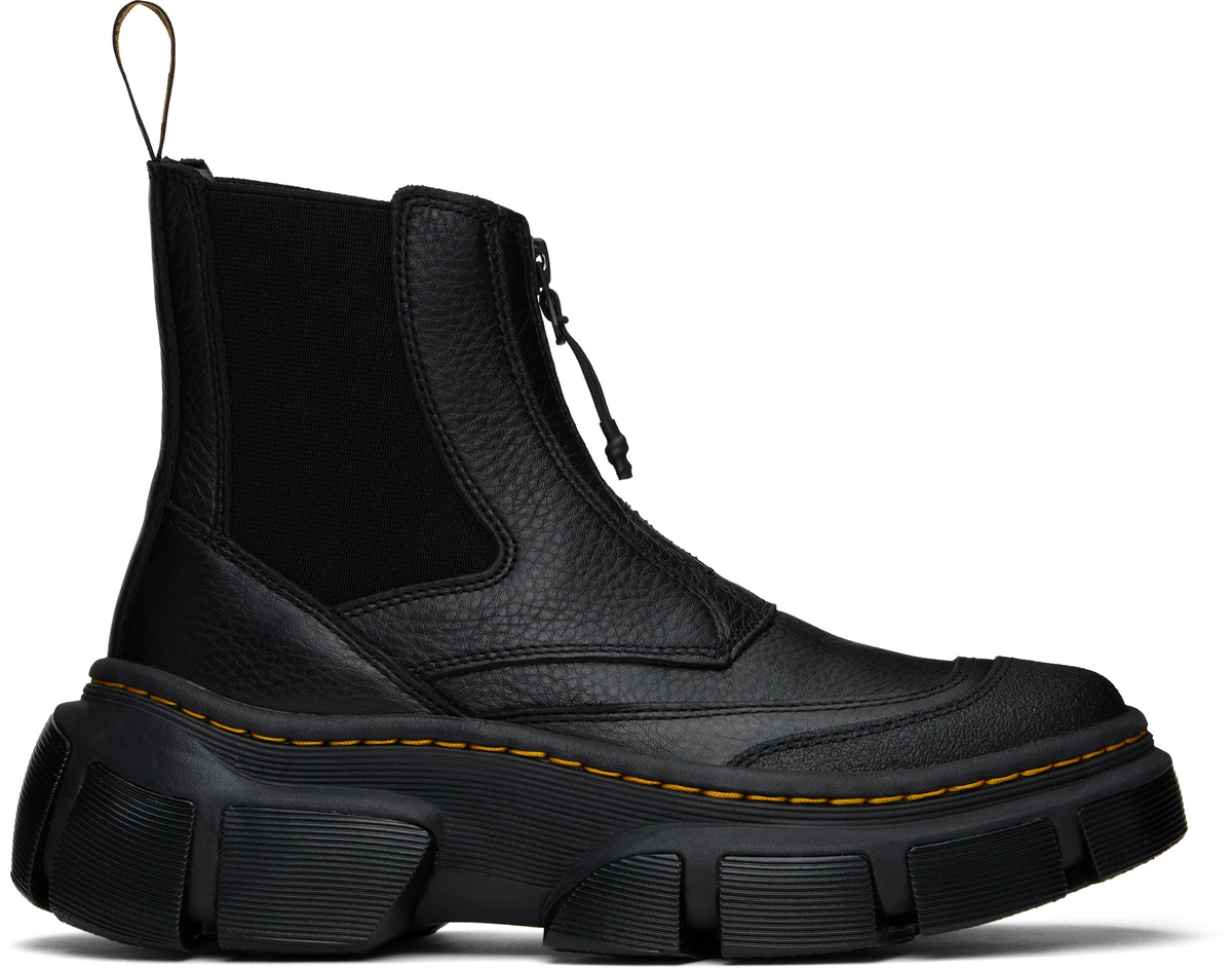 Dr. Martens Black 2976 Gothic Americana Quad Chelsea Boots