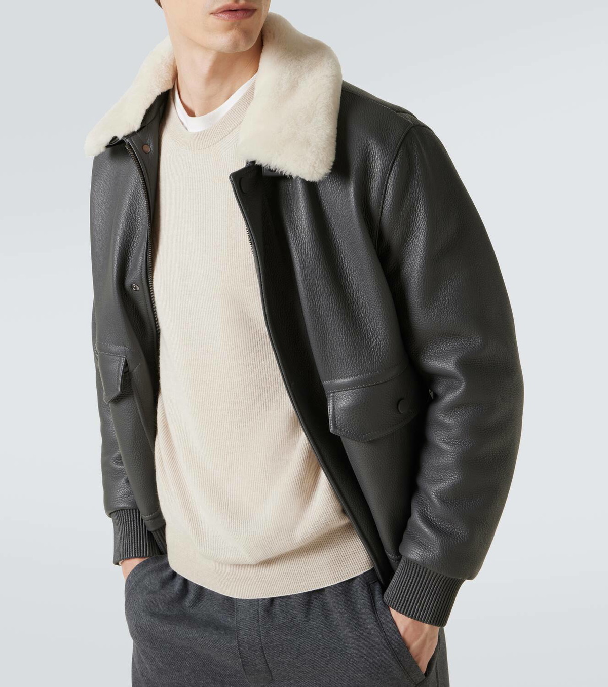 Brioni cashmere and wool sweater