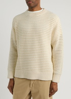Wax London Wilde Open-knit Jumper Cream
