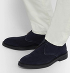 Mr P. - Lucien Suede Desert Boots - Blue