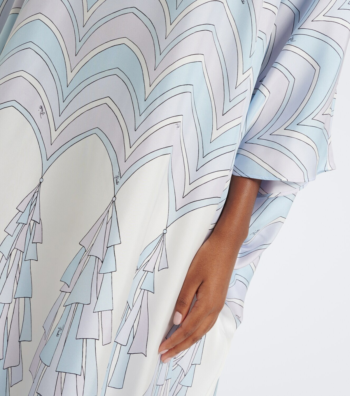 Pucci Baiadera silk twill kaftan