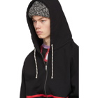 Marni Dance Bunny Black and Red Striped Hoodie