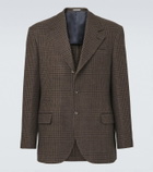 Brunello Cucinelli Checked cashmere blazer