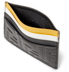 Fendi - Logo-Embossed Leather Cardholder - Men - Black