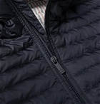 Thom Browne - Striped Quilted Shell Down Jacket - Navy