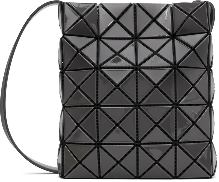 Photo: BAO BAO ISSEY MIYAKE Gray Prism Gloss Bag