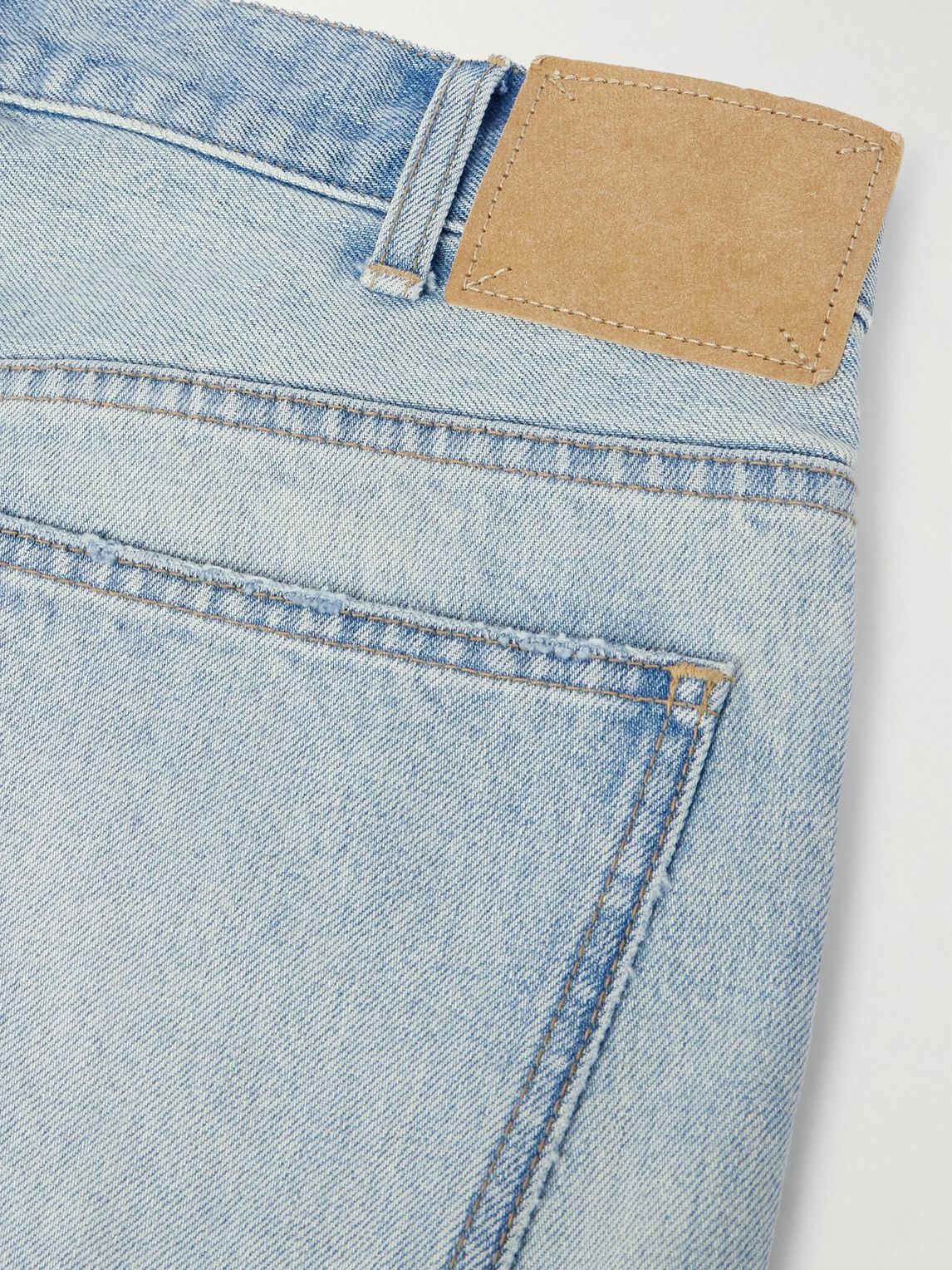 CELINE - Wesley Straight-Leg Distressed Jeans - Blue