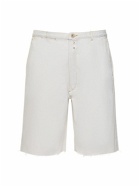MAISON MARGIELA - Chalk Sevedge Cotton Denim Shorts