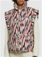 MARANT ETOILE Toby Printed Nylon Puffer Vest