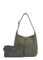 Saint Laurent Le 5 á 7 Small Grained Nubuck Hobo bag - Grey - One Size