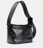 Jil Sander Large faux leather shoulder bag