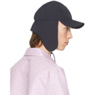 Camiel Fortgens Navy Quilted Padded Cap