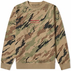 Maharishi Men's MILTYPE Embroidery Crew Sweat in Woodland