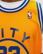 Mitchell & Ness Nba Hwc Jersey Golden State Warriors 2003 04 Jason Richardson #23 Yellow Jerseys