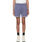 Maison Kitsune Blue Terry Cotton Shorts