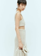 Bottega Veneta Textured Knit Crop Top