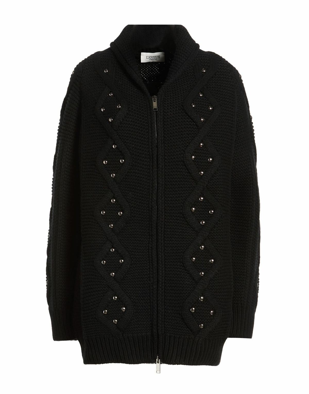 Laneus Womens Cardigan in Black