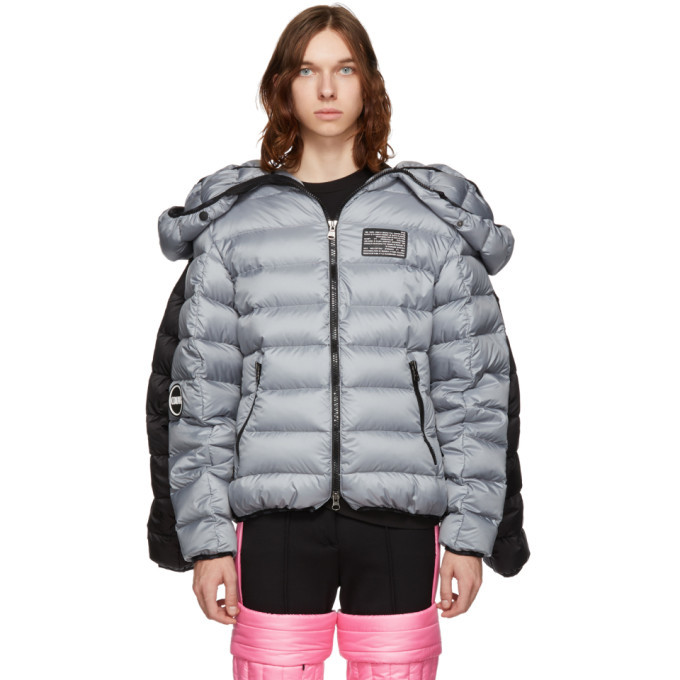 Colmar A.G.E. by Shayne Oliver Grey and Black Down Christye Jacket