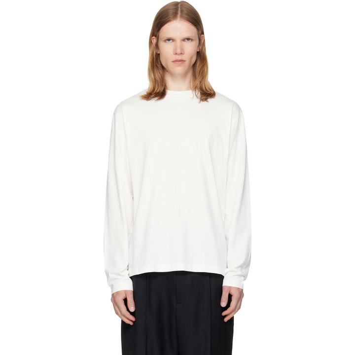 Photo: Jil Sander Three-Pack Multicolor Long-Sleeved T-shirts