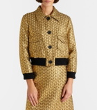 Dorothee Schumacher Golden Hour cropped blouson jacket