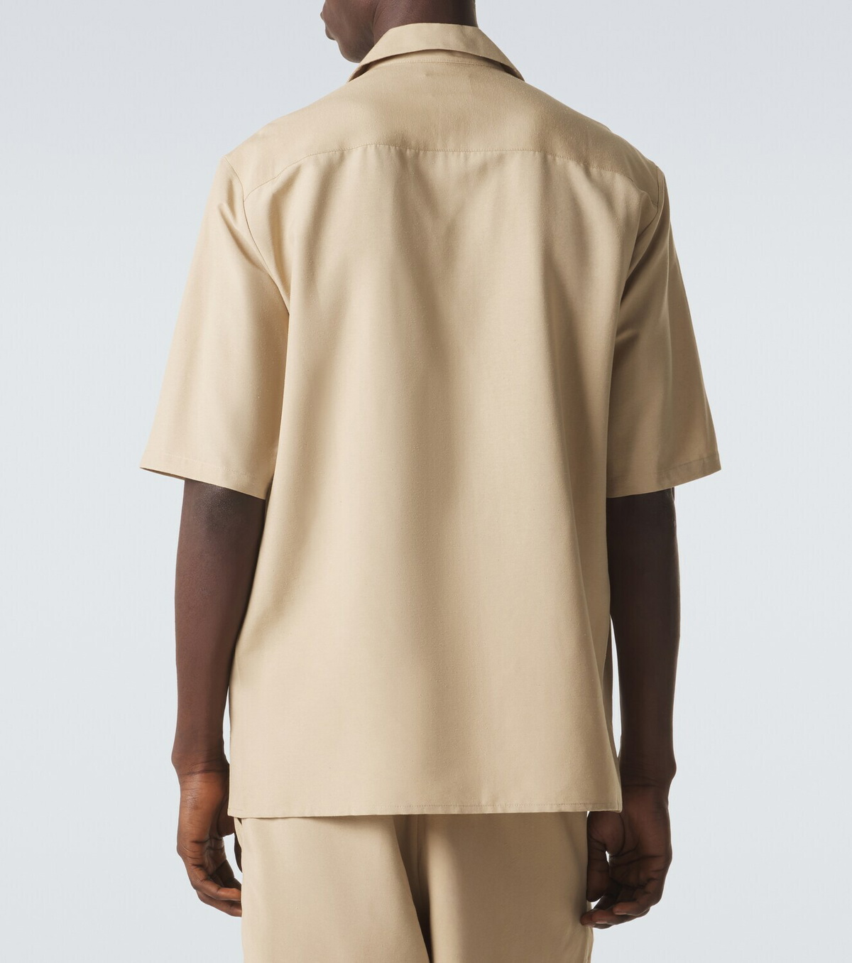 Le Kasha Silk bowling shirt