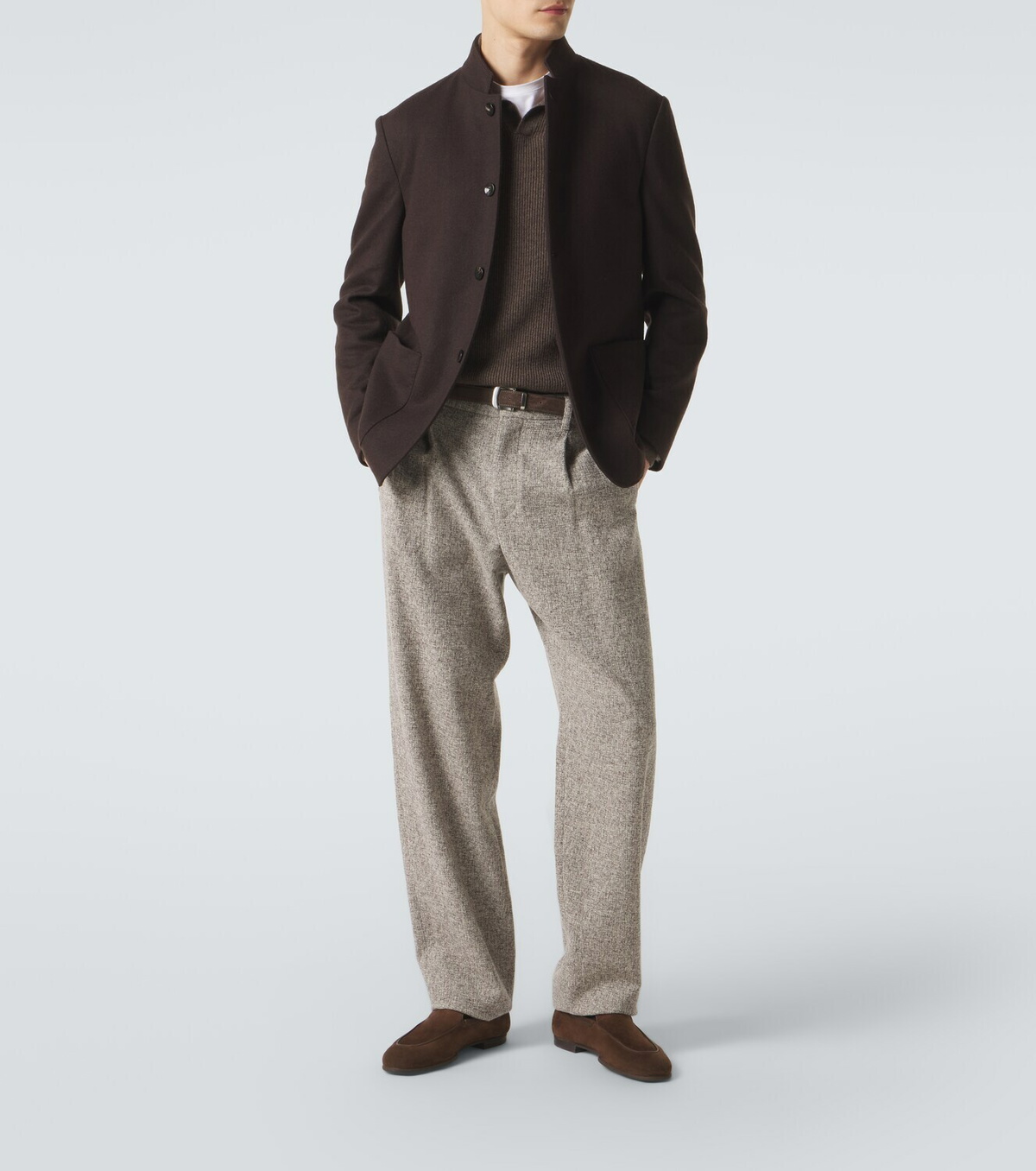 Agnona Wool-blend straight pants