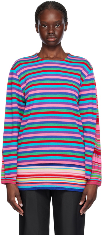 Photo: Comme des Garçons Multicolor Layered Sweater