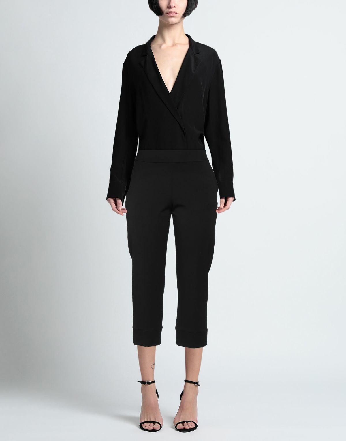 Alessia Santi Womens Pants in Black