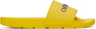 Off-White Yellow Bookish Pool Slides