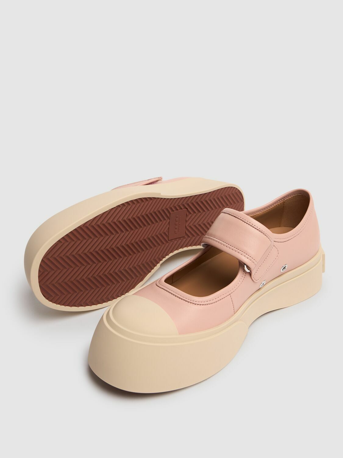 Marni Pablo Mary Jane レザーシューズ 20mm MARNI 20mm Pablo Mary Jane Shoes Marni