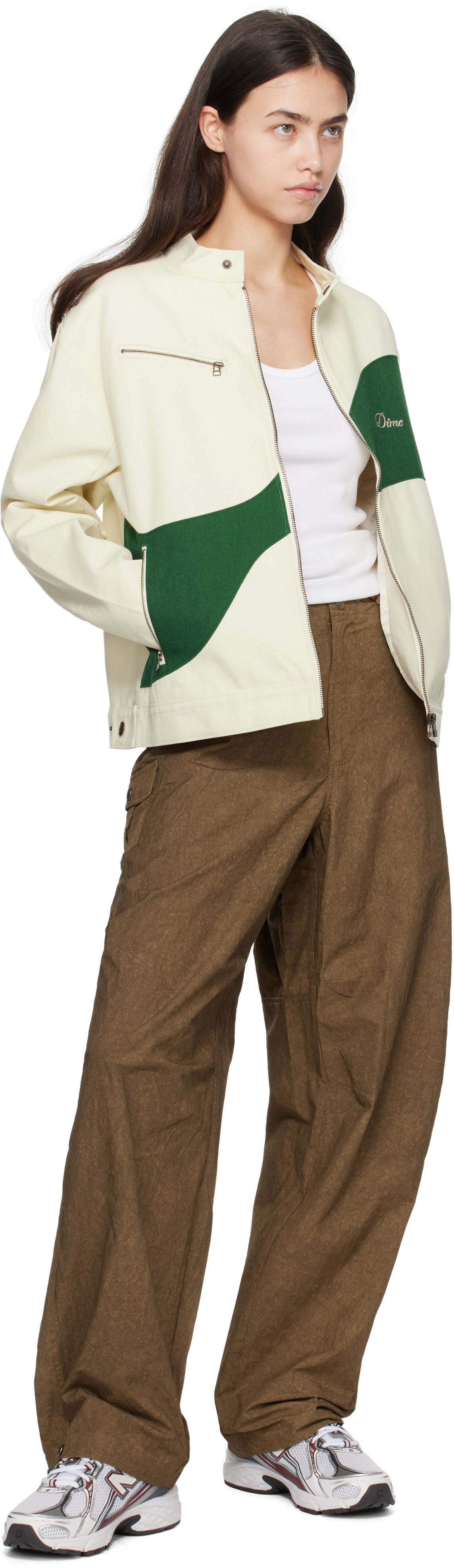 Dime Brown Trooper Trousers